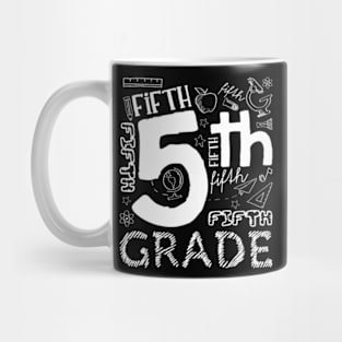 5th Grade Here Teacher Fifth Grade  Girls Mug